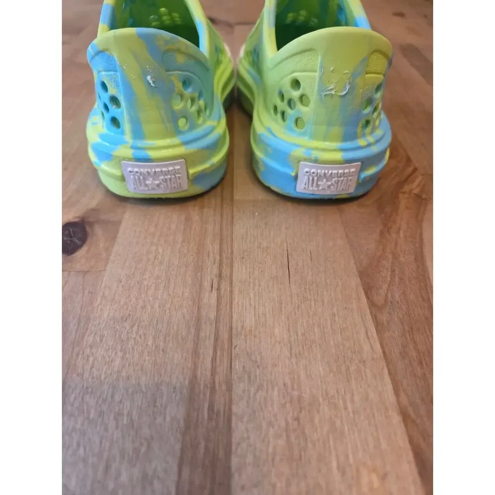 Converse Chuck Taylor All Star Play Lite CX Toddler Size 5 Lime Blue Swirl